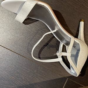 Michael Kor’s- optic white glitter heels.